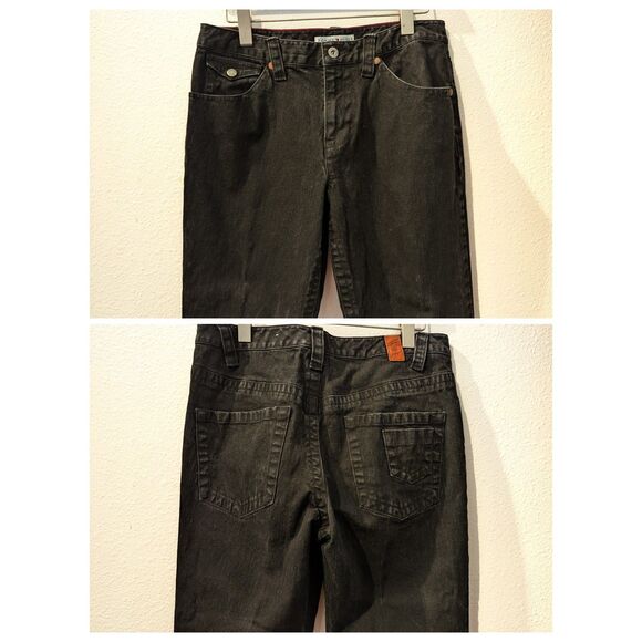 Tommy Hilfiger Hipster Boot Black Jeans   Sz 12 - Picture 9 of 11